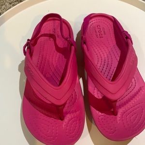 Girls Croc Sandals Size 12